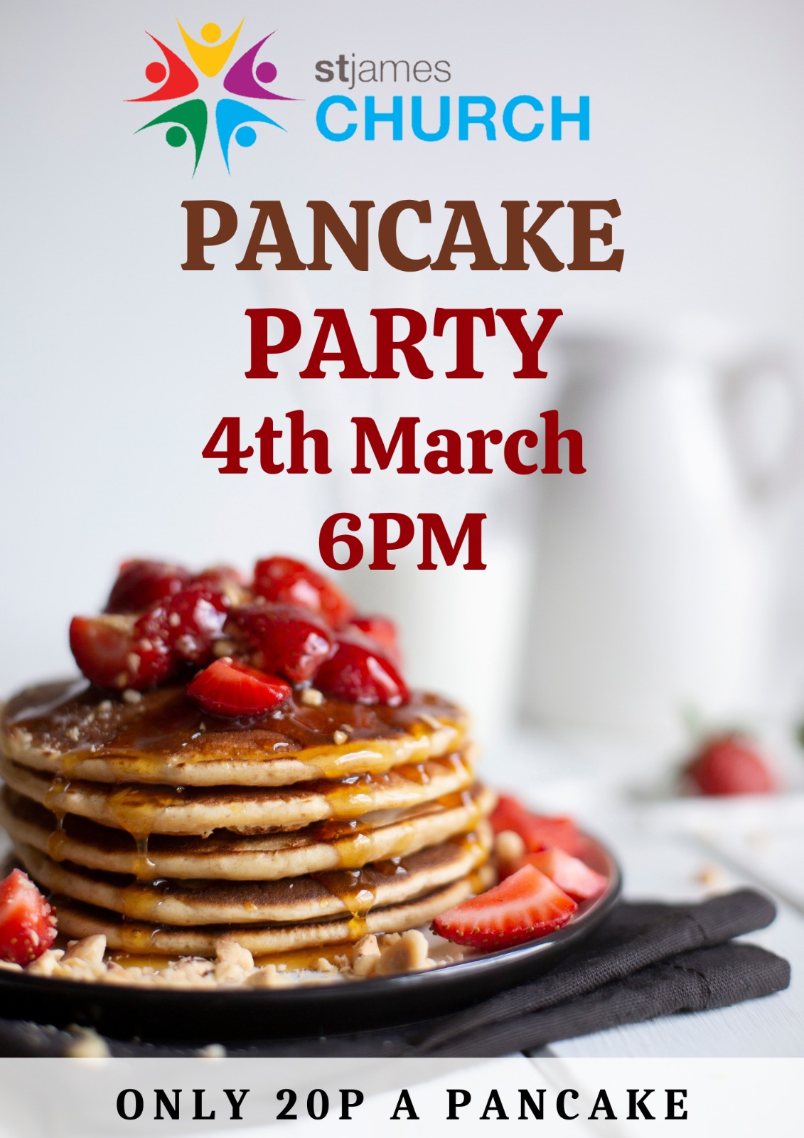 Pancake Party Poster